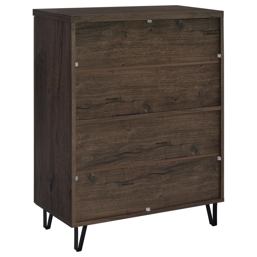 Brixton 2-door Entryway Shoe Storage Cabinets Smoked Oak-zoom-7