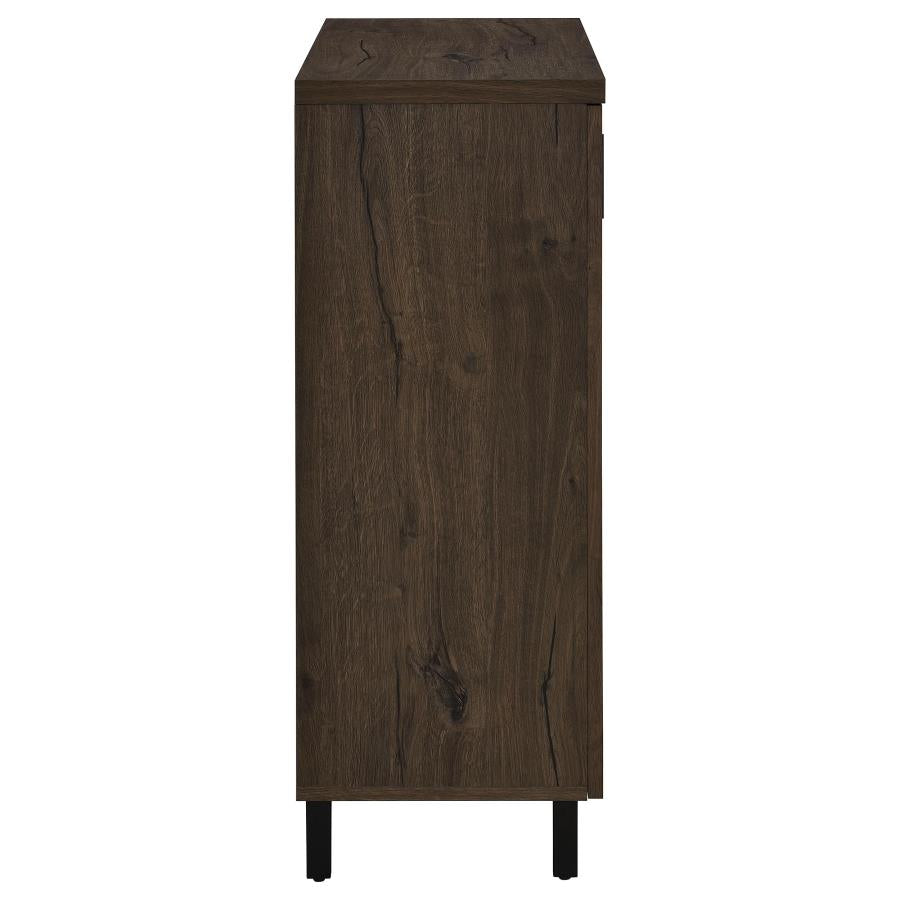 Brixton 2-door Entryway Shoe Storage Cabinets Smoked Oak-zoom-9