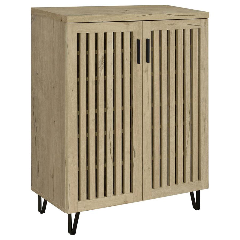 Brixton 2-door Entryway Shoe Storage Cabinets White Oak-zoom-