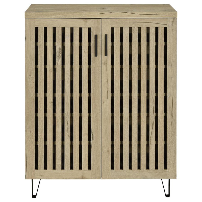Brixton 2-door Entryway Shoe Storage Cabinets White Oak-zoom-