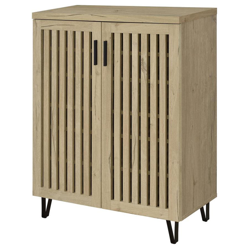 Brixton 2-door Entryway Shoe Storage Cabinets White Oak-zoom-