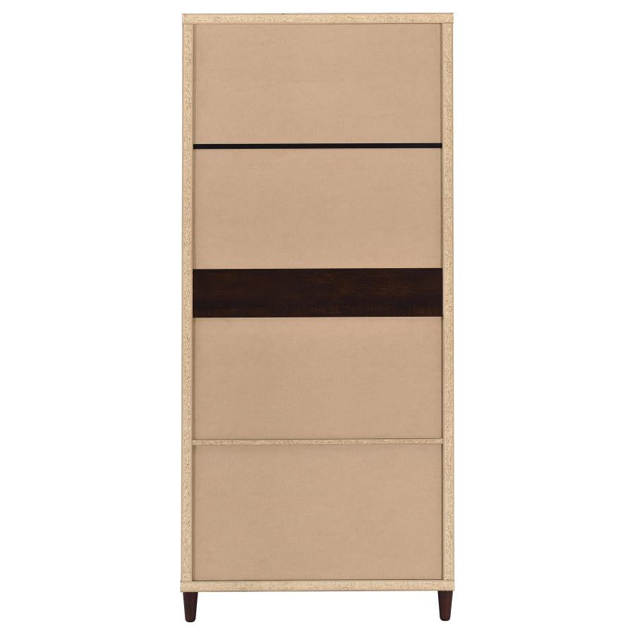 Wadeline 2-door Tall Accent Storage Cabinet Rustic Tobacco-zoom-6