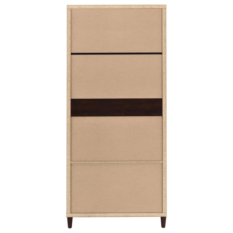 Wadeline 2-door Tall Accent Storage Cabinet Rustic Tobacco-zoom-