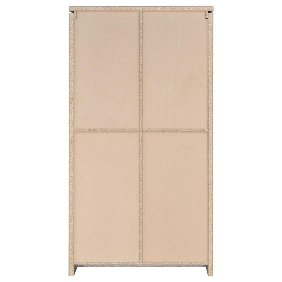Alejo 2-door Engineered Wood Tall Cabinet Grey Driftwood-zoom-7
