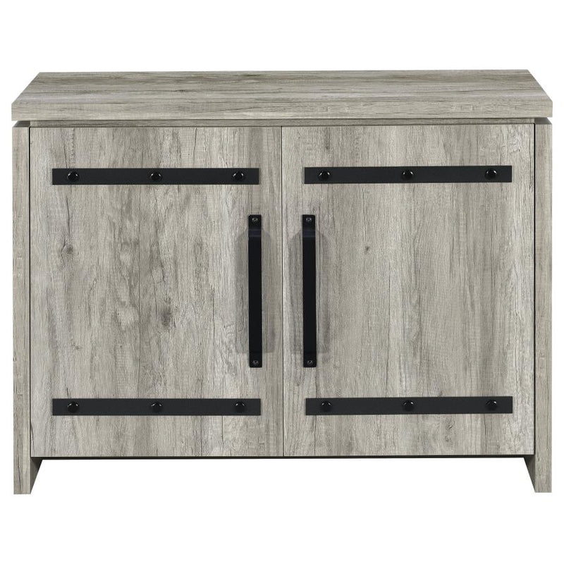 Enoch 2-door Engineered Wood Accent Cabinet Grey Driftwood-zoom-