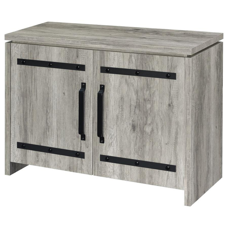 Enoch 2-door Engineered Wood Accent Cabinet Grey Driftwood-zoom-