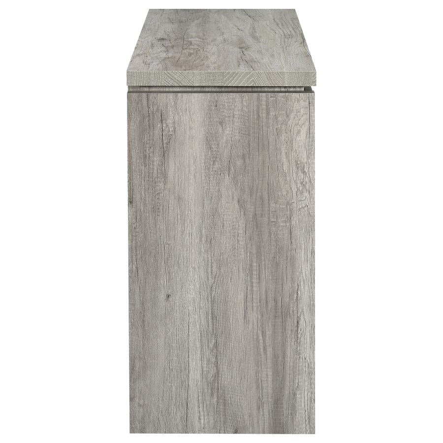 Enoch 2-door Engineered Wood Accent Cabinet Grey Driftwood-6