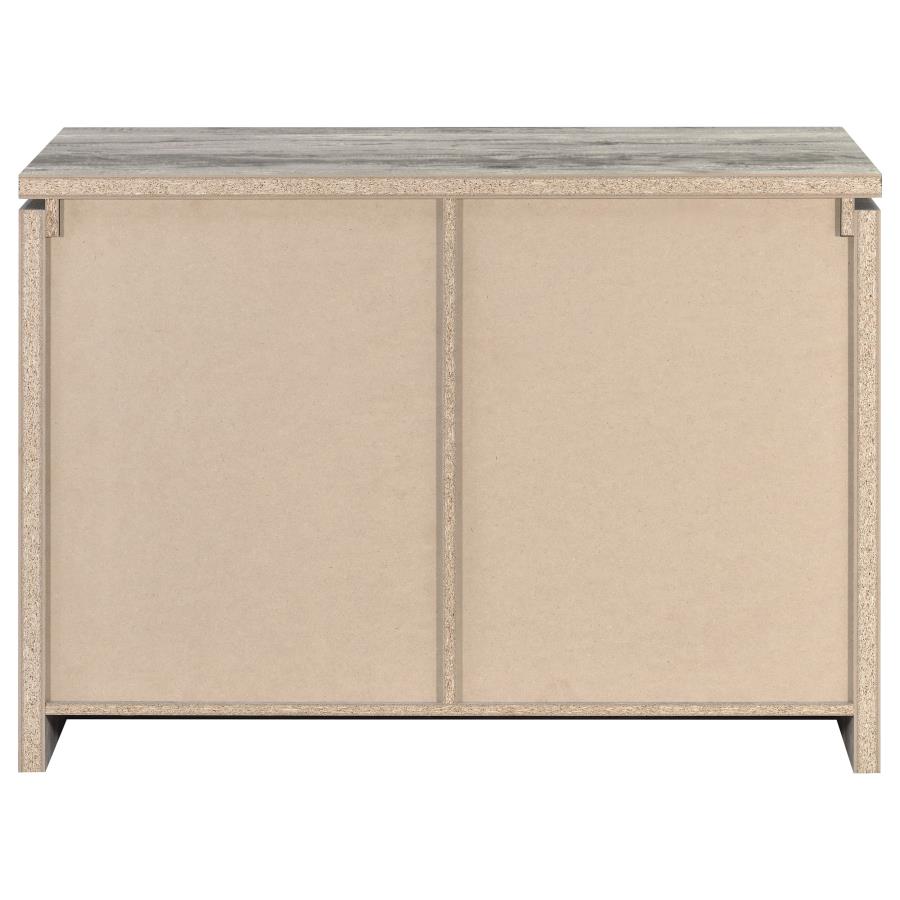 Enoch 2-door Engineered Wood Accent Cabinet Grey Driftwood-zoom-7