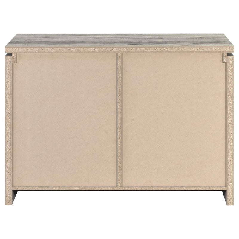 Enoch 2-door Engineered Wood Accent Cabinet Grey Driftwood-zoom-