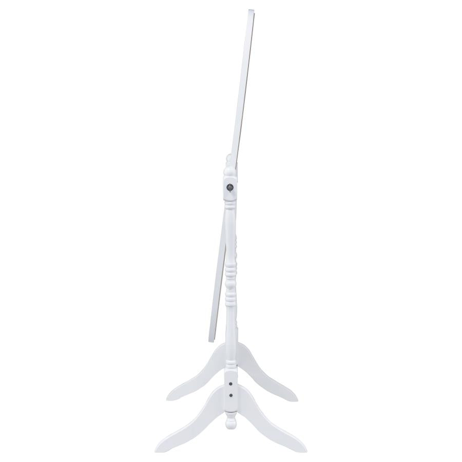 Foyet Wood Adjustable Full Length Cheval Mirror White-4
