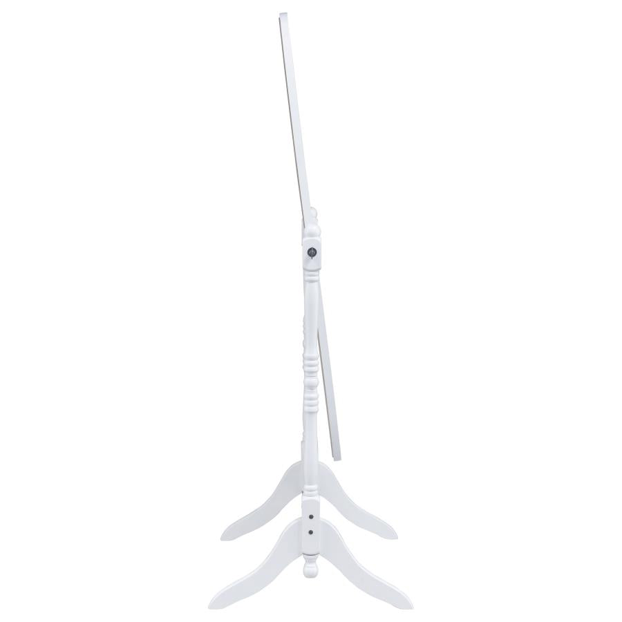 Foyet Wood Adjustable Full Length Cheval Mirror White-6