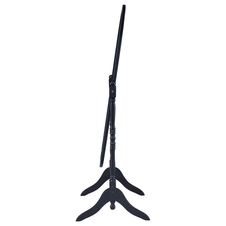 Foyet Wood Adjustable Full Length Cheval Mirror Black-zoom-5