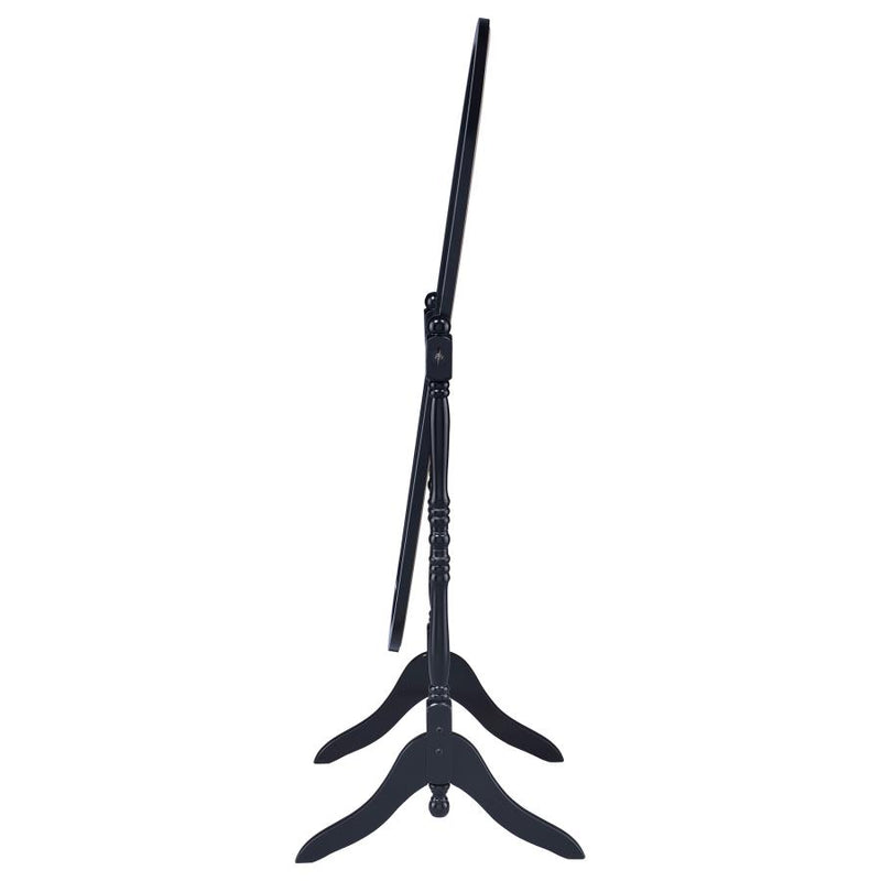 Foyet Wood Adjustable Full Length Cheval Mirror Black-zoom-