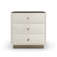 Caracole Iliad Nightstand – front view – Lusso Furniture Miami