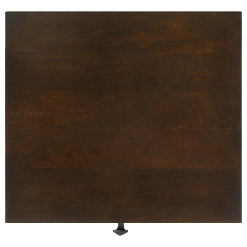 Ezra 1-drawer Rectangular Accent Side Table Coffee Brown-zoom-