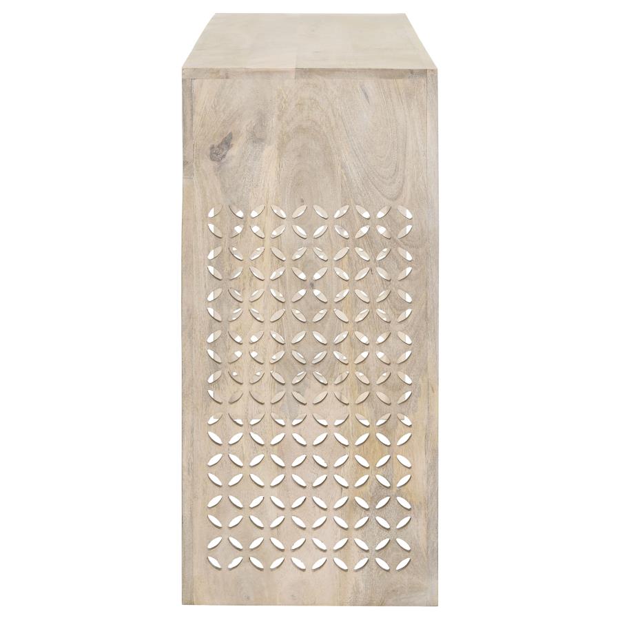 Rickman 2-drawer Wood Entryway Console Table White Washed-zoom-8