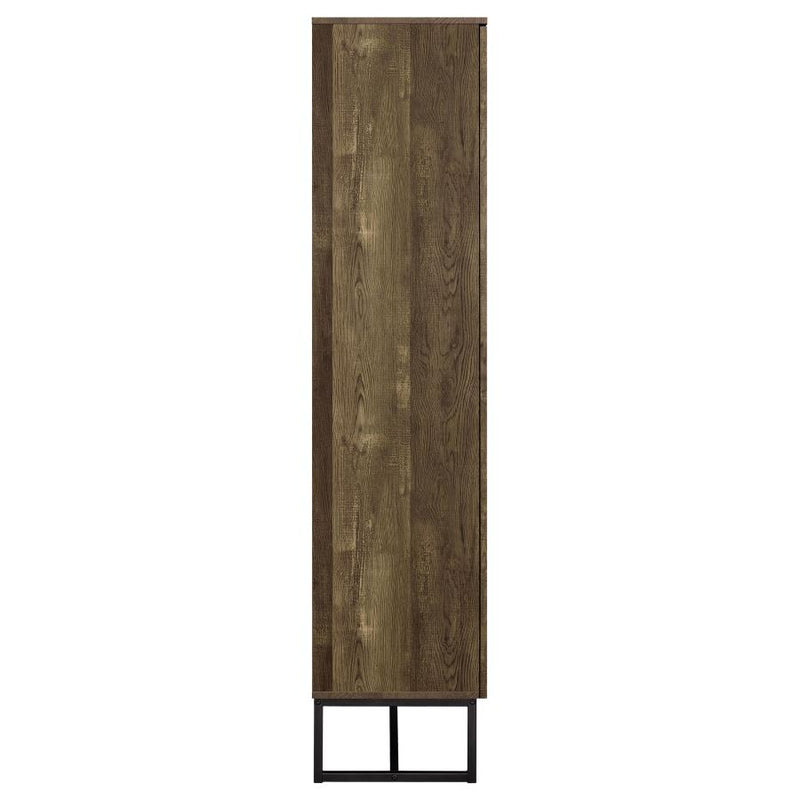 Carolyn 2-door Engineered Wood Accent Cabinet Rustic Oak-zoom-