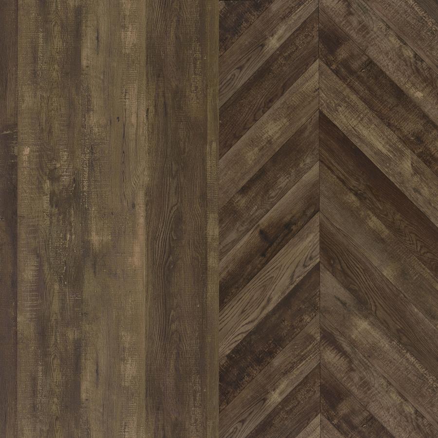 Carolyn 2-door Engineered Wood Accent Cabinet Rustic Oak-12