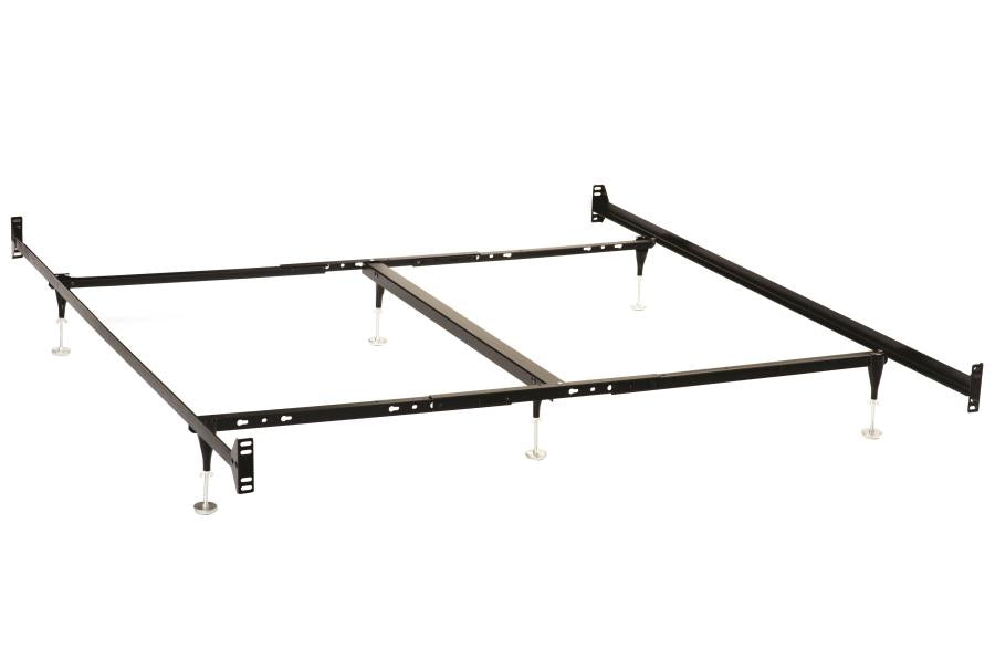 Esme Queen or E King Bed Frame Black (Headboard & Footboard)-zoom-1