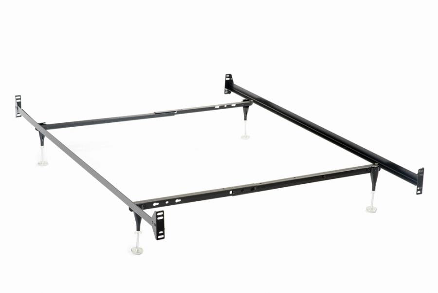 Esme Twin or Full Bed Frame Black (Headboard & Footboard)-zoom-1