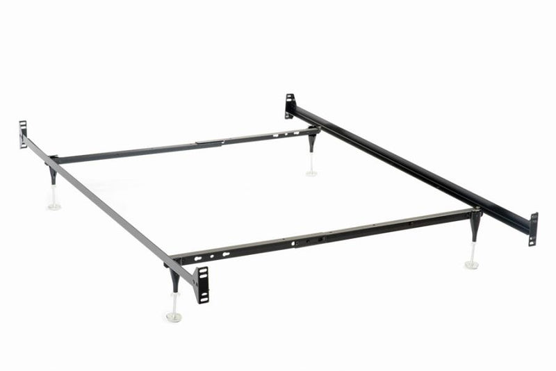 Esme Twin or Full Bed Frame Black (Headboard & Footboard)-zoom-