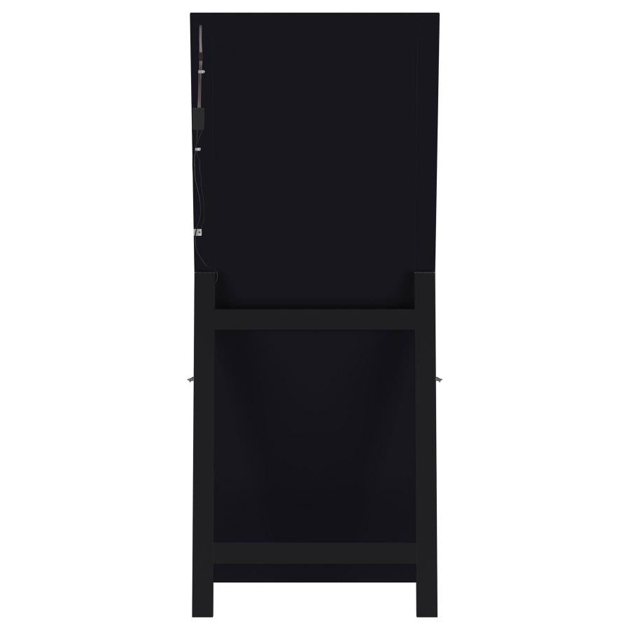 Windrose 28 x 67 Inch Tempered LED Standing Mirror Black-zoom-16