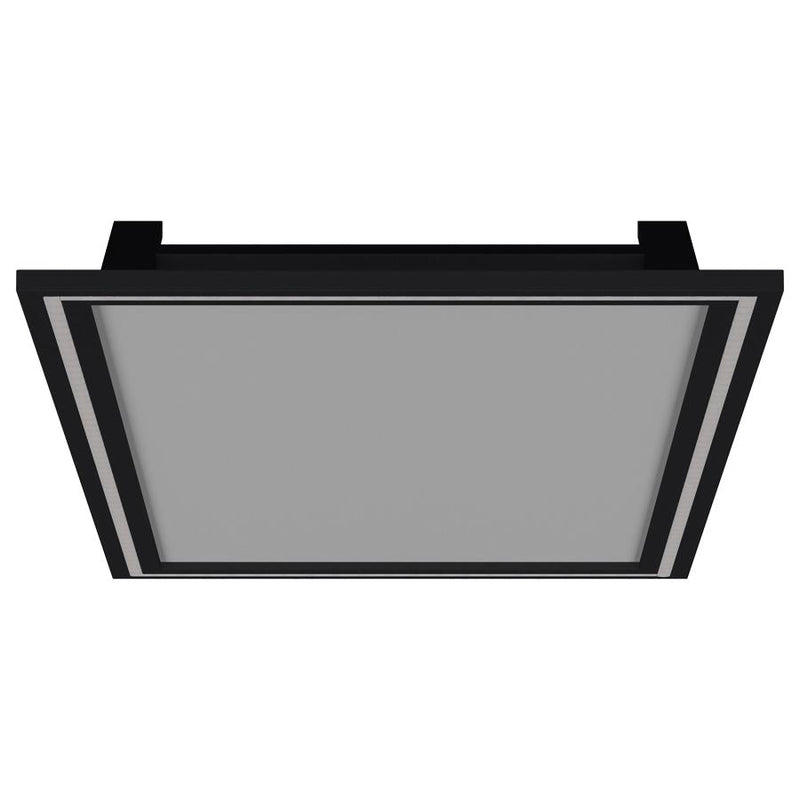 Windrose 28 x 67 Inch Tempered LED Standing Mirror Black-zoom-