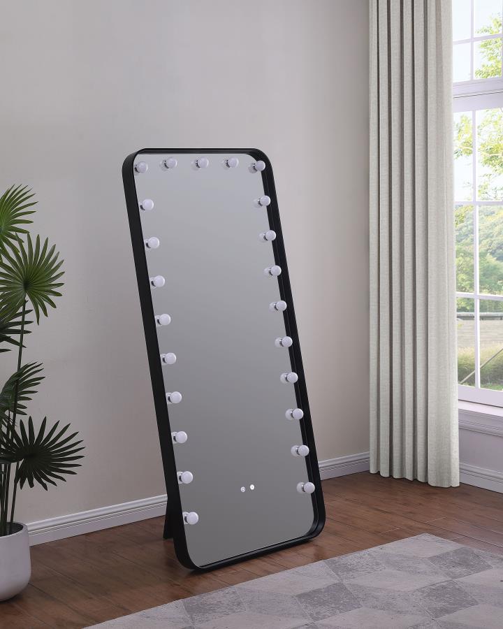 Canton 32 x 71 Inch LED Standing Mirror with Speakers Black-zoom-2