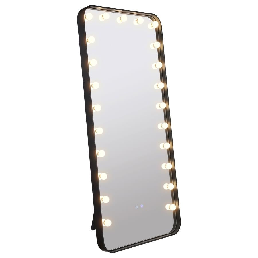Canton 32 x 71 Inch LED Standing Mirror with Speakers Black-zoom-4