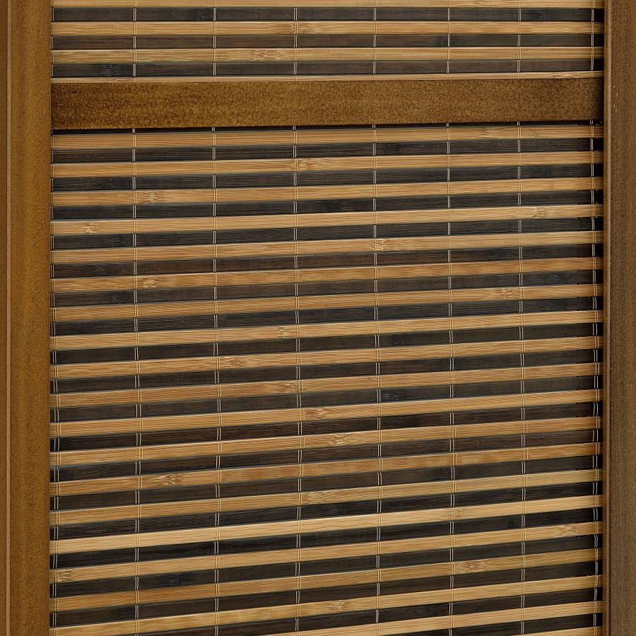 Browning 4-panel Bamboo Room Divider Folding Screen Walnut-zoom-6