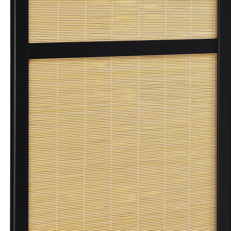 Pearce 4-panel Bamboo Room Divider Folding Screen Natural-zoom-