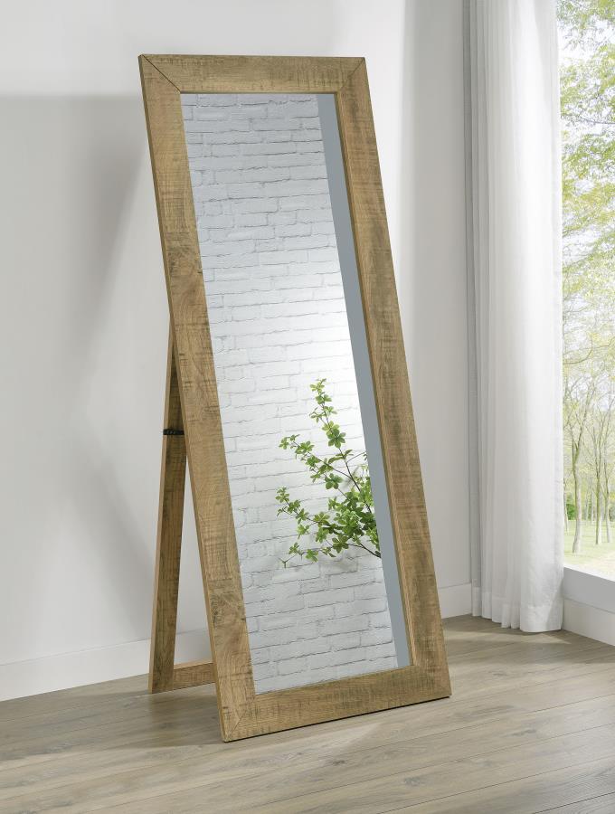 Cadence Tempered Glass Full Length Standing Mirror Mango-zoom-2