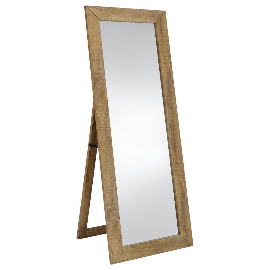Cadence Tempered Glass Full Length Standing Mirror Mango-zoom-1