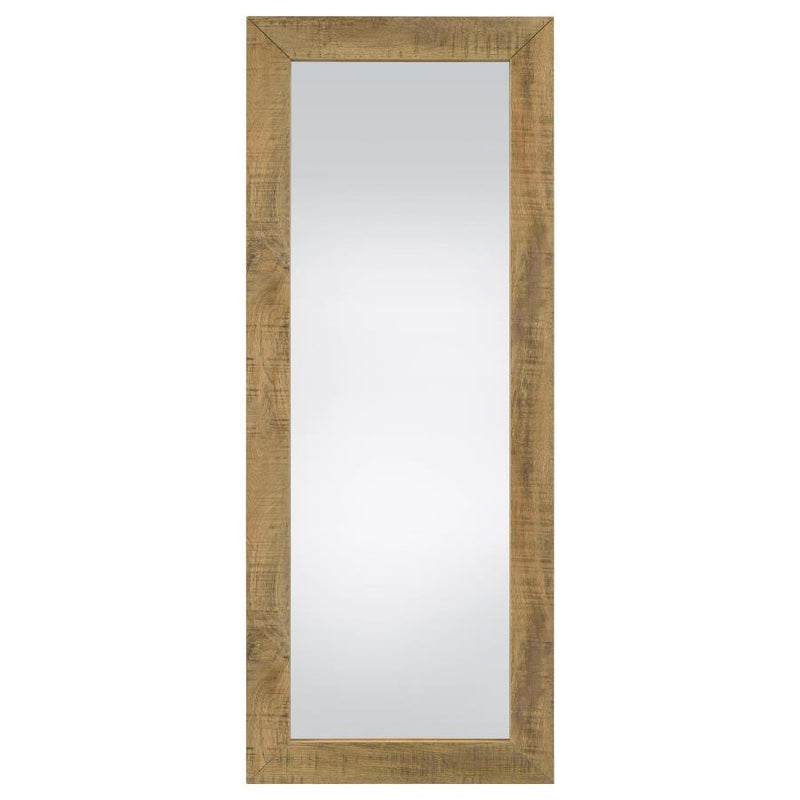 Cadence Tempered Glass Full Length Standing Mirror Mango-zoom-