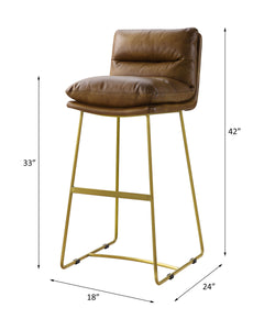 ACME Alsey Bar Chair – top view – Lusso Furniture Miami