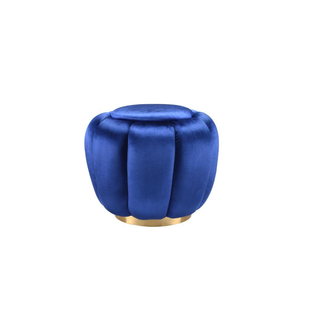 ACME Heiress Ottoman – front view – Lusso Furniture Miami