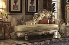 ACME Vendome Chaise – front view – Lusso Furniture Miami