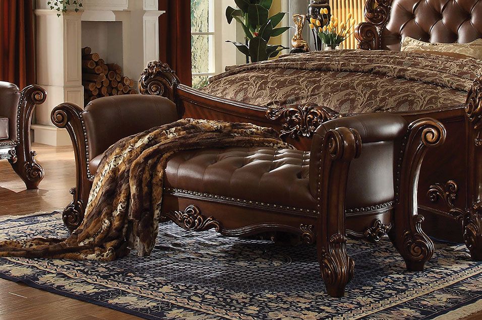 ACME Vendome Bench – back view – Lusso Furniture Miami