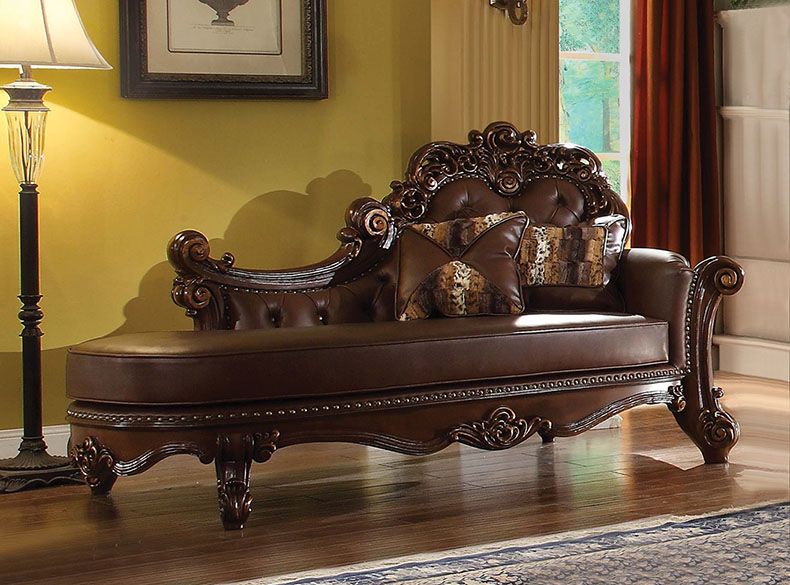 ACME Vendome Chaise – back view – Lusso Furniture Miami