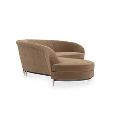Caracole Three's Company Sectional – side view – Lusso Furniture Miami
