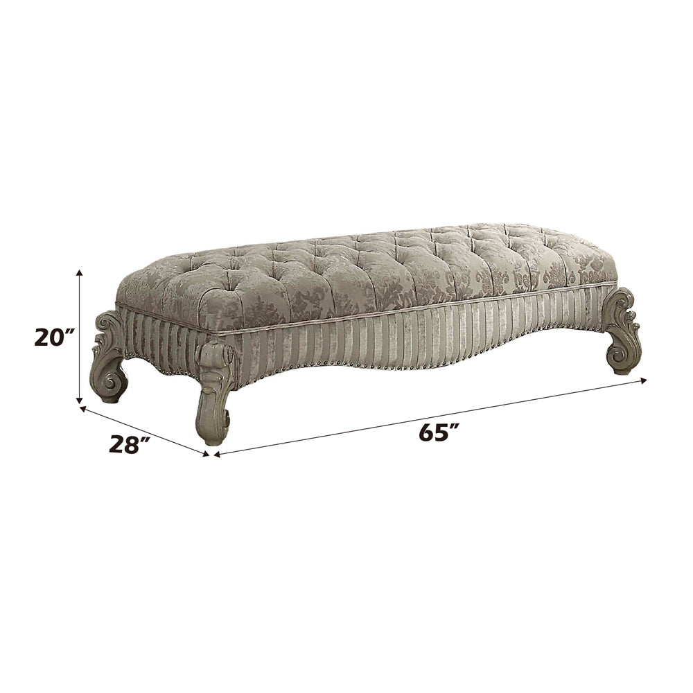 ACME Versailles Bench – detail – Lusso Furniture Miami