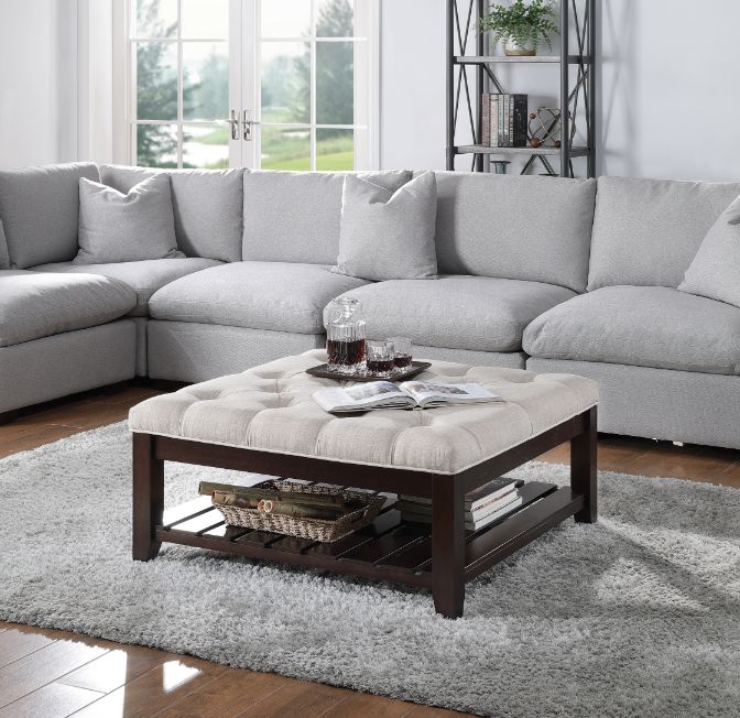 ACME Aizen Cocktail Ottoman – detail – Lusso Furniture Miami