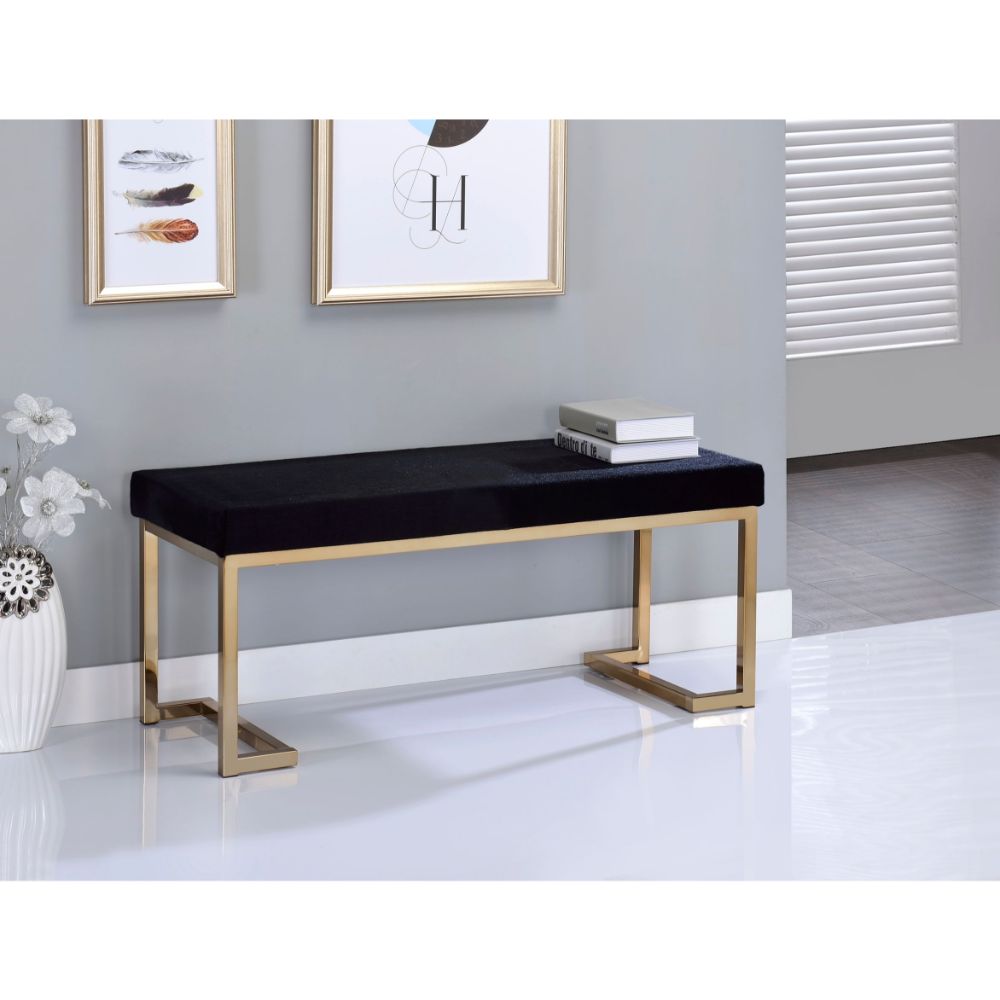 ACME Boice Bench – side view – Lusso Furniture Miami