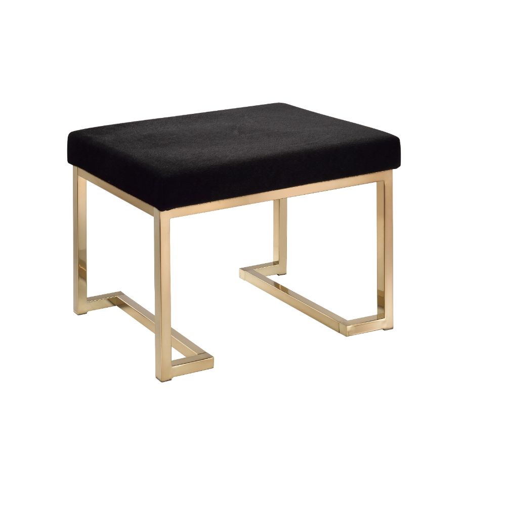 ACME Boice Ottoman – front view – Lusso Furniture Miami