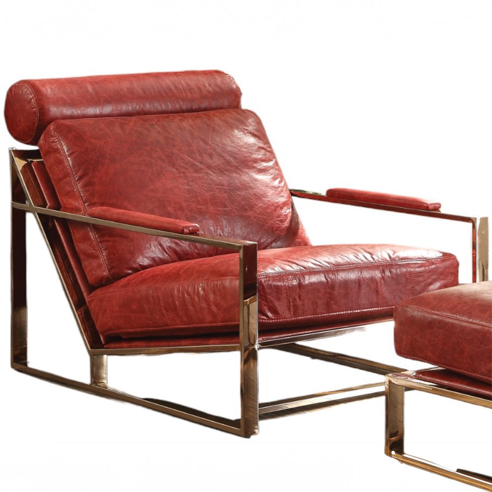 ACME Quinto Accent Chair – front view – Lusso Furniture Miami