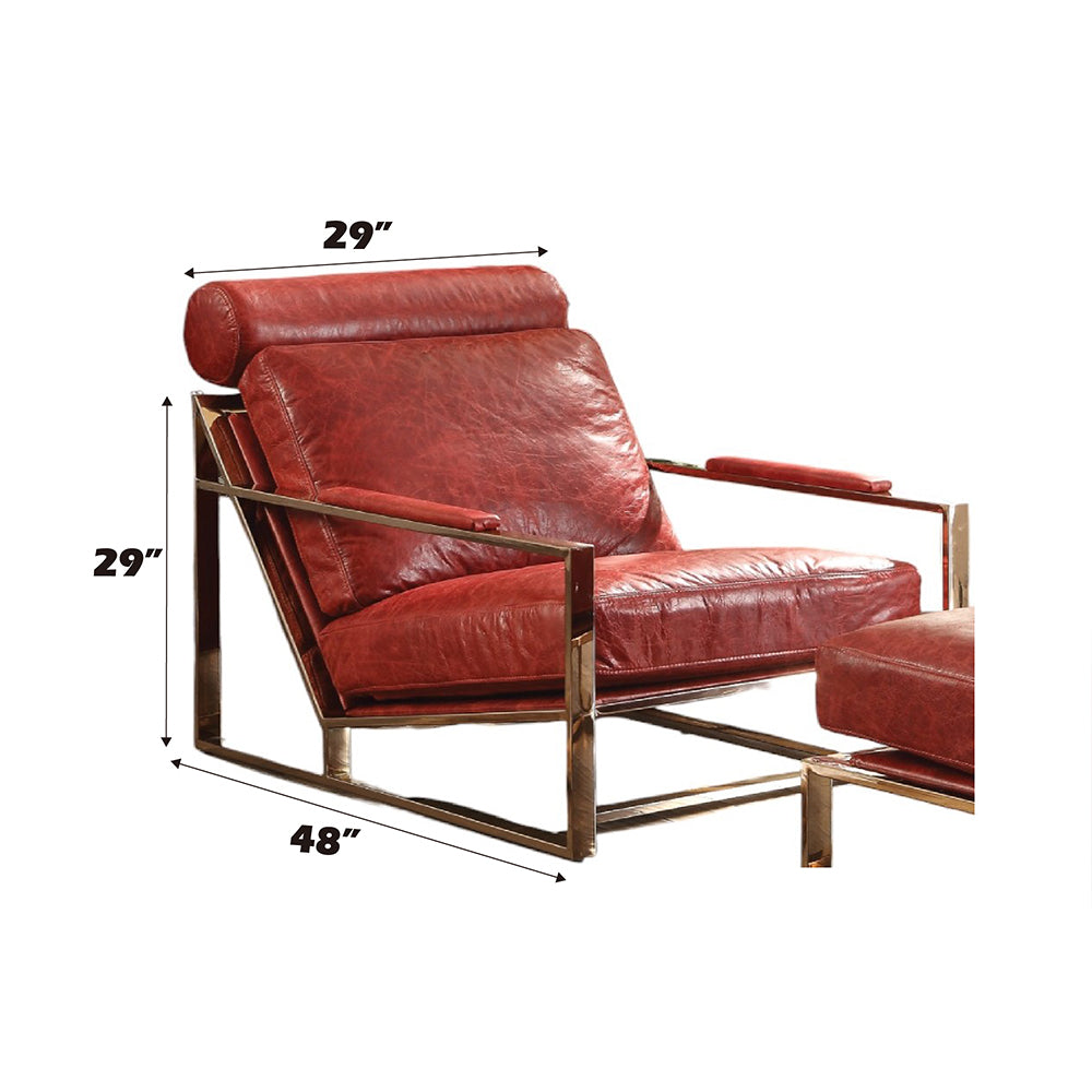 ACME Quinto Accent Chair – angle view – Lusso Furniture Miami