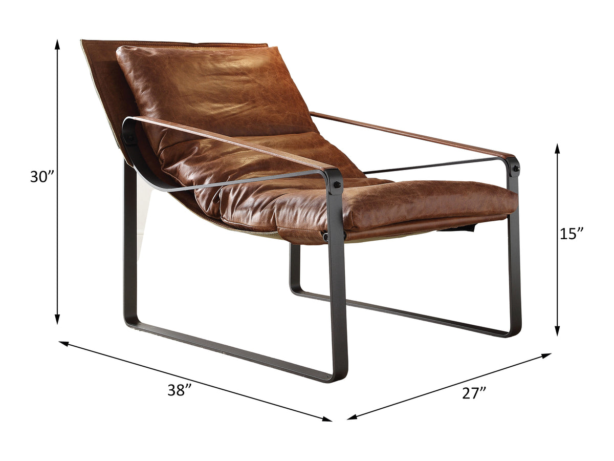 ACME Quoba Accent Chair – angle view – Lusso Furniture Miami