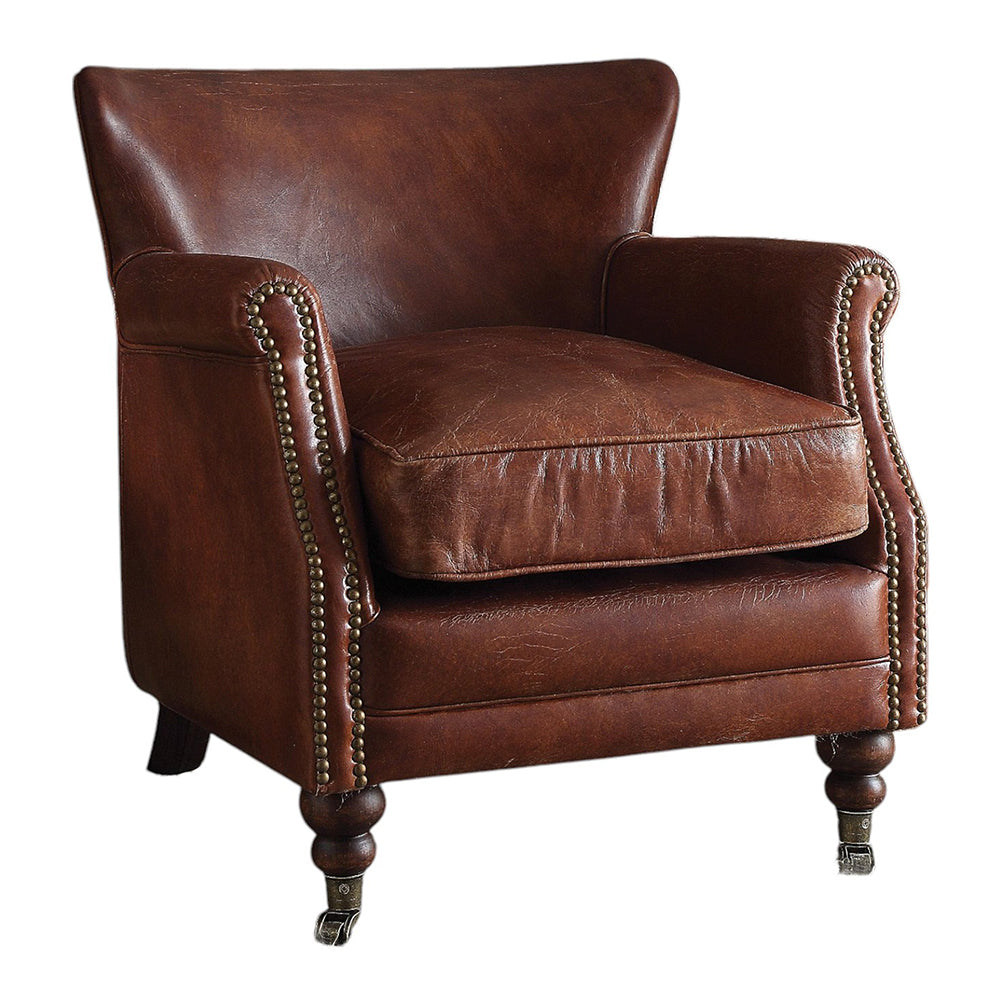 ACME Leeds Accent Chair – angle view – Lusso Furniture Miami