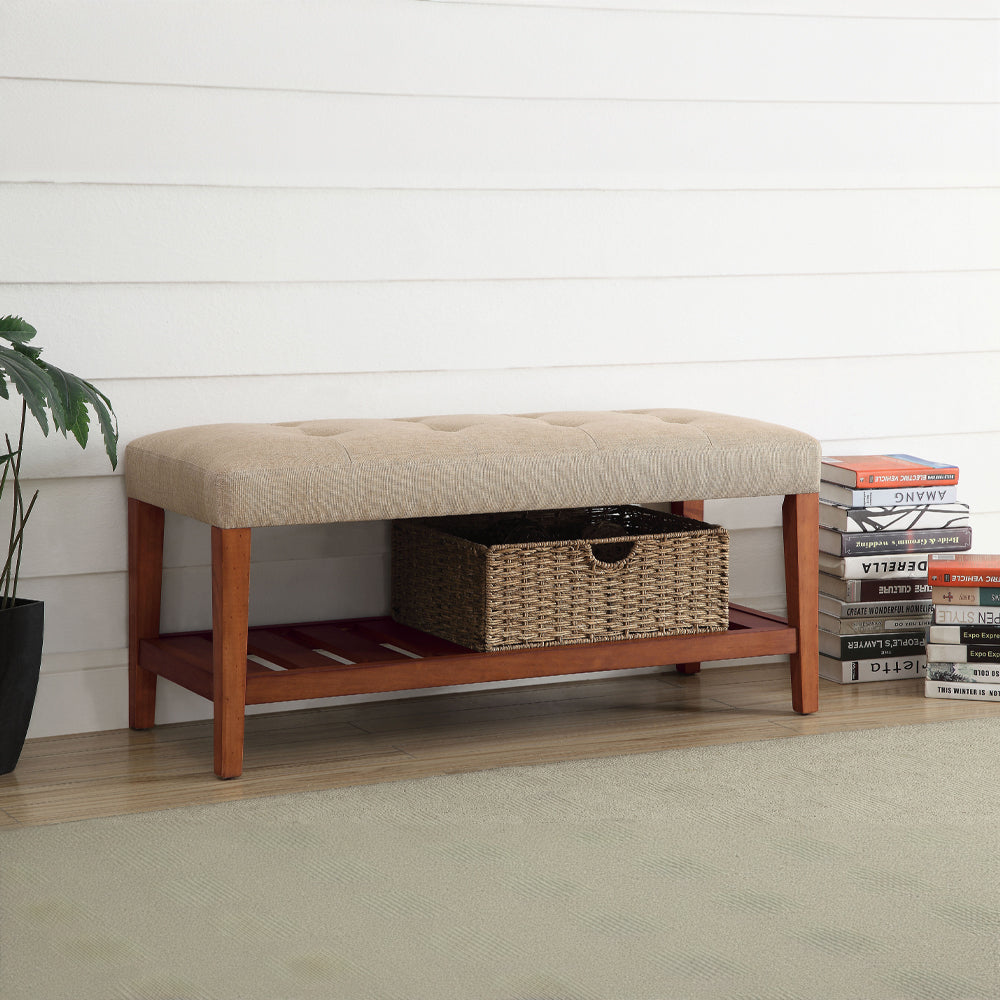 ACME Charla Bench – front view – Lusso Furniture Miami