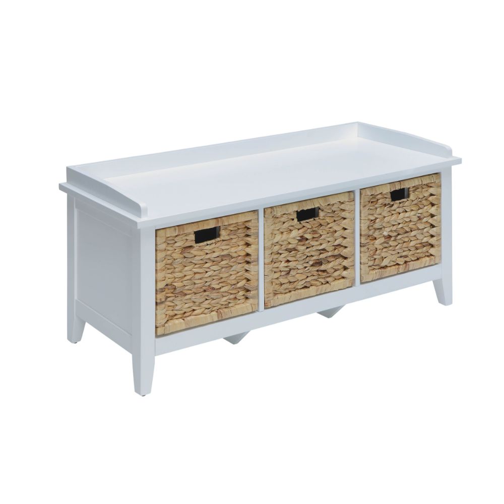 ACME Flavius Storage Bench – close-up – Lusso Furniture Miami